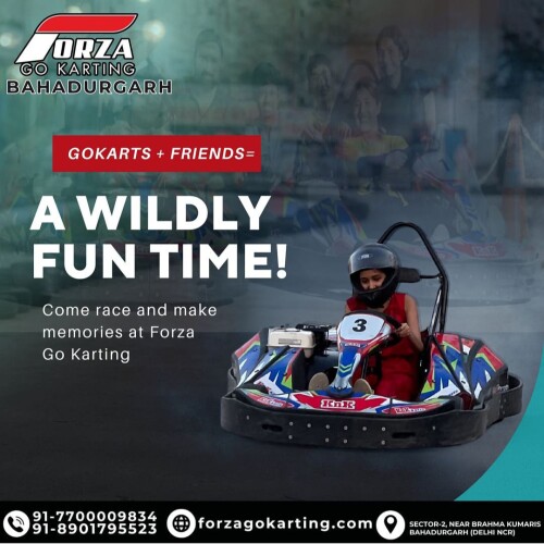 Forza Go Karting, a very exciting and worthy place to visit in Delhi NCR for spending your leisure time. Go-karting refers to a kart race game in a track, which can be either outdoor track or indoor track. Go-karting now only make your day advernutrous but it has health benefits too as like boost confidence, increases oxyzen flow in body, boost the feel good factor and many more than cannot be neglected. Forza go karting refers visitor safest and provides professional kart racer for learning karting. Either you can come as a tourist or a learner at Forza, Delhi NCR. Fill your life with adventure and body with adrenaline with our Go-karting track.

https://forzagokarting.com/

#Forzagokarting #kartinglife #kartingemotion #kartingpassion #kartingtime #DelhiNCR #Bahadurgarh #formulaspeed #Forza #go-karting