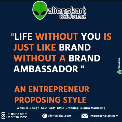 Alienskart Web Pvt Ltd is a leading AI-powered digital marketing agency that specializes in driving online success for businesses across various industries. With a team of highly skilled AI experts, they offer a comprehensive range of services designed to elevate your online presence and maximize your digital growth.

https://aliensdizital.com/
#AlienskartWeb #digitalmarketing #freelancersinIndia #ArtificialIntelligence #Aliensdizitial #digitalmarketingconsultant #SEO #websitedesigner