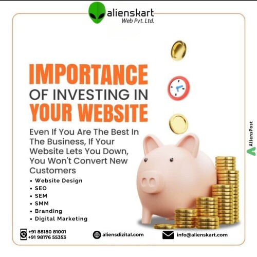 Even if you are best in the business, if your website lets you down, you won't convert new customers
Ensure your online presence reflects your expertise and commitment to quality. Don't miss out on new opportunities. Let your website to be your greatest asset in attracting and retaining customers. Call now    9817655353
or
info@aliensakrt.com , https://aliensdizital.com

#Alienskartweb #Aliensdizital #webdesigner #graphicdesigner #SEO #SMM #socialmediamanager #digitalmarketingconsultant #digitalmarketingmanager #alienspostIndia #marketingstrategies