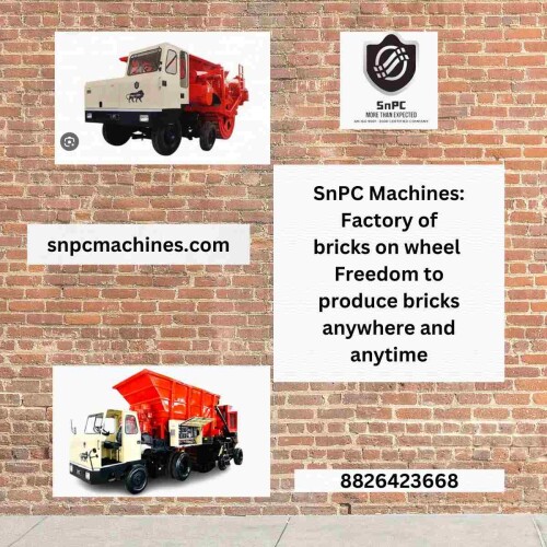Fully automatic mobile brick making machine by SnPC Machines, First of its kind of machine in the world, our brick-making machine moves on wheels like a vehicle and produces bricks while the vehicle is on move. This allows kiln owners to produce bricks anywhere and anytime, as per their requirements. Fully automatic Mobile brick-making machine can produce up to 12000 bricks/hour with a reduction of up to 45% in production cost in comparison with manual and other machinery as well as 4-times (as per testing agencies report) more in compressive strength with standard shape, sizes and another extraordinary provision exist i.e. (that is) machine produced several brick sizes and it can be changed as per customer requirements from time to time. SnPC machines India is selling 04 models of fully automatic brick making machines: BMM160 brick making machine,BMM310, BMM400, and BMM410, (semi-automatic and fully automatic ) to the worldwide brick industry which produce bricks according to their capacities and fuel requirements. Raw material required for these machines is mainly clay, mud, soil or mixture of both. These moving automatic trucks are durable and easy to handle while operating. These machines are eco-friendly and budget-friendly as only one-third of water as compared to other methods is required and minimum labour is enough for these machines. We are offering direct customers access to multiple sites in both domestic and international stages, so they can see the demo and then will order us after satisfaction.
For order or queries: 8826423668

https://snpcmachines.com/

#SnPCMachines #brickmakingmachine #claybrickmachine #claybrickmachineIndia #BMM410 #BMM310 #BMM160