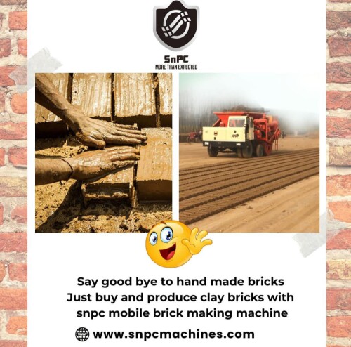 Just Buy and produce clay bricks with Fully automatic clay brick making machine.
Clay Brick Making Machine: SnPC Machines India Introduced The New Age Technology In The Global Brick Field Like Mobile Brick Making Machine. Worlds 1st Fully Automatic Brick Making Machine Which Can Lay Down The Bricks While The Vehicle Is On Move. Reference Machines4u An Australian Magazine Is Telling About The Mobile Brick Making Machine.
https://claybrickmakingmachines.com/
#snpcmachine #claybrickmakingmachine #machineforbrickmaking #TeamSnPC #bestbrickmachineIndia #movingbrickmachine #fastandeasybrickproduction #mobilebrickmachine #SnPCIndia