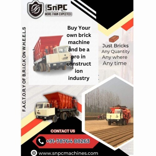 Speed up your brick production with world best brick making machines i.e. BMM410, BMM310 and BMM160 by SnPC Machines India. Brick making machine with latest technology and a very fast production speed according to today era construciton industry requirements. Construction Industry is one of the fastest growing industry and secure a very bright future, hence it deserve better equipments but also keep in mind not to harm nature due to its growth. One and only solution for all these problems is SnPC Machines. Fully automatic clay brick making machine with moving technology saves time, natural resources and budget-friendly as well. These machines require only one-third of the water as used in other methods. These machines give kiln owner freedom to produce bricks anywhere, anytime and in any quantity according to their requirements. SnPC Machines supplies its products all across the world. Customers can order from any coutry, states or can visit our company for their own satisfaction. 

https://snpcmachines.com/

#brickmakingmachine #claybrickmakingmachine #soilbrick #stoneseparator #heavymachinery #SnPCMachines #TeamSnPC #SnpCFactory #newyearsale #constructionmachinery #innovationinbrickmaking #redclaybricks #BMM410 #BMM400 #BMM404 #BMM160 #BMM150