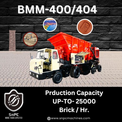 1st of it's kind. Patented technology by SnPC Machines Which comes with Massive production capacity. Fully Automatic and easy to use. It's a Mobile unit that gives us the freedom to produce bricks any-where, any-quantity, any-time.

https://claybrickmakingmachines.com/

#snpcmachine #brickmakingmachine #claybrickmakingmachine #machineformakingbricks #BMM300 #BMM310 #bestbrickmachineinIndia #worldbestbrickmachine