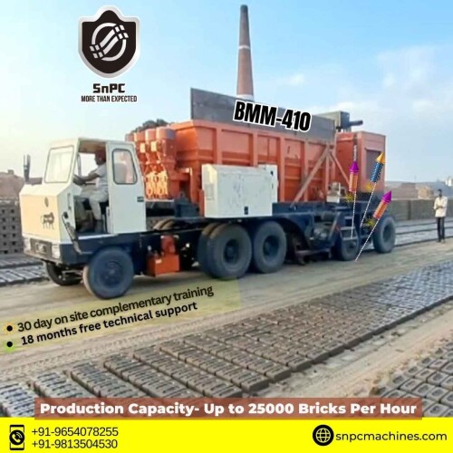 SnPC Machines is a renowned & Sole manufacturer of cutting-edge brick-making machines that utilize innovative moving/ Mobile technology With a focus on delivering top-notch quality, our machines are engineered to ensure optimal performance, exceptional reliability, and maximum durability.

https://claybrickmakingmachines.com/

#snpcmachine #brickmakingmachine #worldbestbrickmachine #fullyautomatic #brickmachineIndia #fastestbrickmakingmachine #BMM310 #brickmakingmachine
