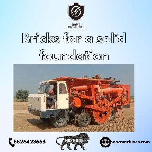 Brick making machine BMM-150, Brick making machine BMM-160, Brick making machine BMM-310,Brick making machine BMM-400,Brick making machine BMM-404, Snpc fully automatic brick making Machines, BRICK MAKING MACHINE by snpc machine india, MACHINE for making bricks by snpc machines India, clay brick machine, eco friendly brick making machine, eco-friendly brick production, durable, easy to handle, independent brick production
https://snpcmachines.com/
#Snpcmachines #brickmakingmachine #machineformakingbrick #BMM400 #BMM410 #offpageconstruction #singlediemachine #doublediemachine #claybrickmachine #constructiontools