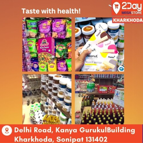 Taste with health!
Get all your daily need essential under one roof and make your shopping easy and smart with 2Day Mega Store, one of the best supermarket at your nearby location, Kharkhuda-Haryana(131402). You will be provided all types of items from kitchen stuff to cosmetics and gym supplements as well. Hypermarket with best quality products and well managed staff for your comfort and safe shopping. Great discounts and big offers at weekend and special occasion are available at 2Day Megastore.
https://2daymegastore.com/
#megastore #groceryshop #2daymegastore #Kharkhuda #Sonipat #Haryana #Dairyproducts #Frozenfoods #Snacks #newyearsale #bigoffer #greatdiscount #2daymegastore #hypermarket #supermarketKharkhoda #weekendsale #cosmeticproducts #gymsupplements #healthyfood