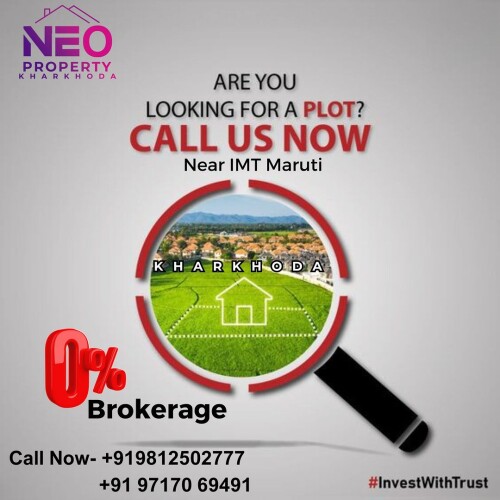 Invest In Land Invest In your Future
Unlock the ultimate investment opportunity in Kharkhoda with Deen Dayal Jan Awas Yojana.
neopropertykharkhoda.com
9812502777

Neo property

https://www.facebook.com/NeoPropertyKharkhodaYourPropertyMaster/
https://www.instagram.com/neopropertykharkhoda/
#properties #realestate #realtor #realestateagent #Neoproperties #NVCity