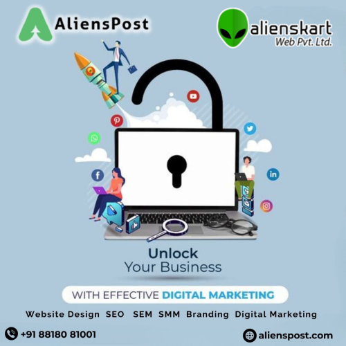 Unlock Your Business With Effactive Digital Marketing
Alienskart Web Pvt Ltd is A leading AI-powered digital marketing 
agency that specializes in driving online success for businesses
across various industries. With a team of highly skilled AI experts,
they offer a comprehensive range of services designed to elevate your
online presence and maximize your digital growth.

https://aliensdizital.com/

#alienskartweb #aliendizital #digitalmarketingagency #webdeveloper
 #websitedesigner #onlinebusiness #branding #seo #smm #social