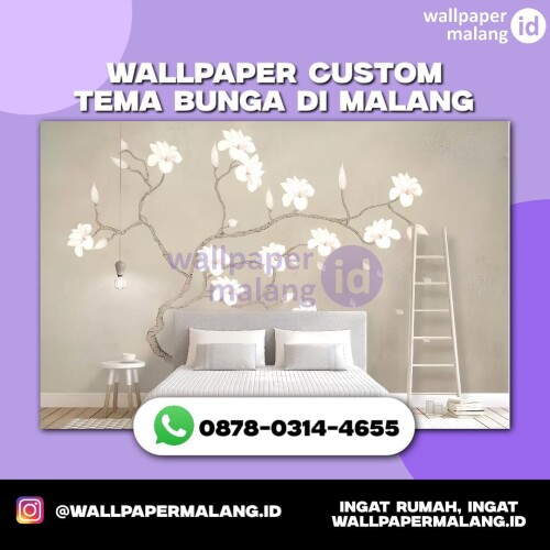 WALLPAPER CUSTOM TEMA BUNGA DI MALANG