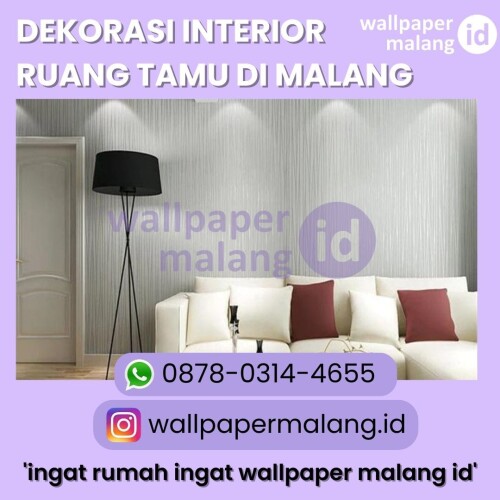 DEKORASI INTERIOR RUANG TAMU DI MALANG