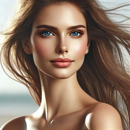 DALLE-2024-10-02-11.33.25---A-realistic-beautiful-woman-with-long-hair-blowing-in-the-wind.-She-has-natural-elegant-features-with-glowing-skin-and-expressive-eyes.-Her-hair-fl.webp