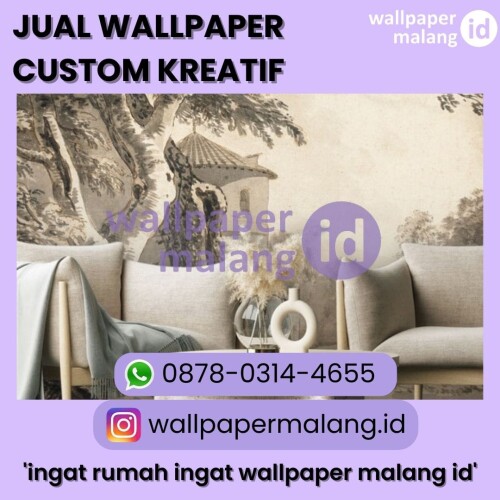 JUAL WALLPAPER CUSTOM KREATIF