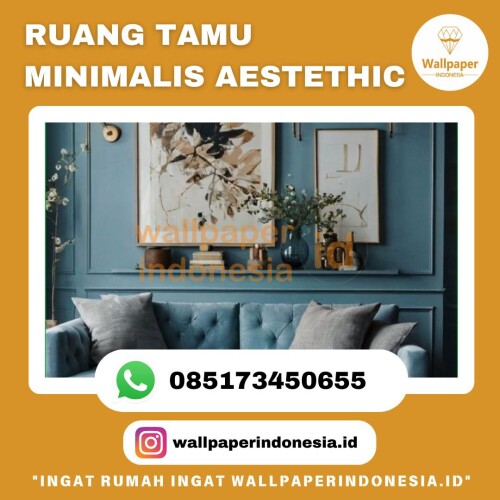 RUANG TAMU MINIMALIS AESTETHIC