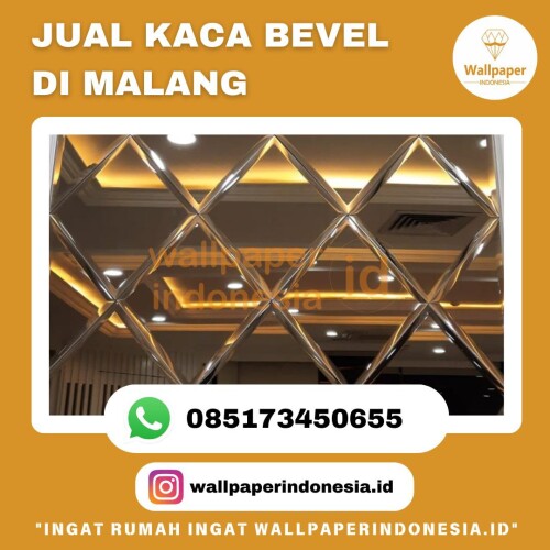 JUAL KACA BEVEL DI MALANG