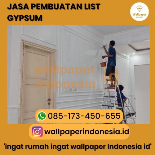 JASA PEMBUATAN LIST GYPSUM