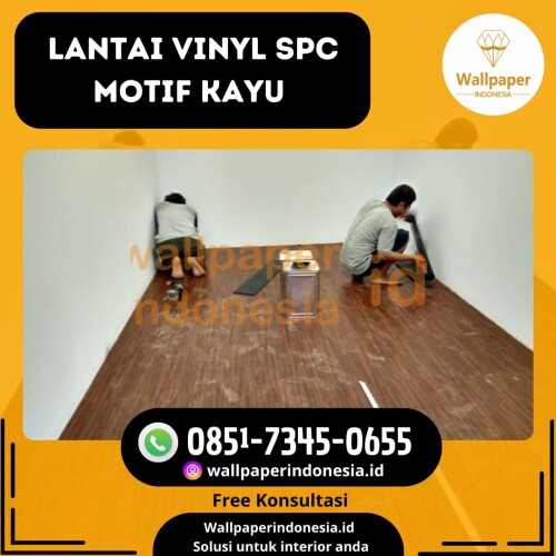 LANTAI VINYL SPC MOTIF KAYU